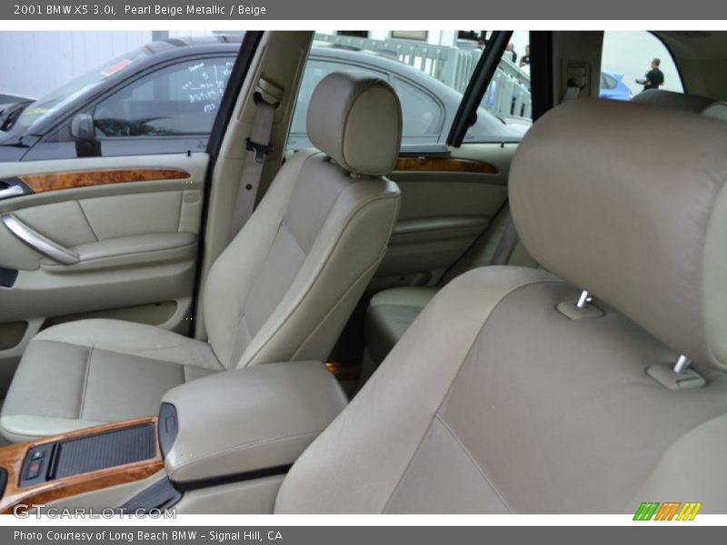 Pearl Beige Metallic / Beige 2001 BMW X5 3.0i