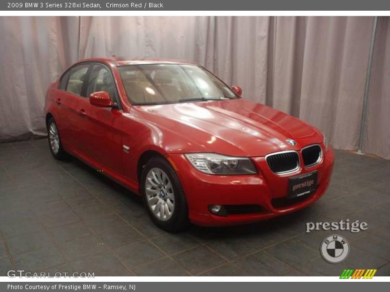 Crimson Red / Black 2009 BMW 3 Series 328xi Sedan