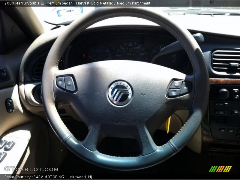 Harvest Gold Metallic / Medium Parchment 2000 Mercury Sable LS Premium Sedan