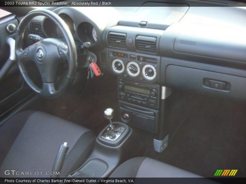Absolutely Red / Black 2003 Toyota MR2 Spyder Roadster