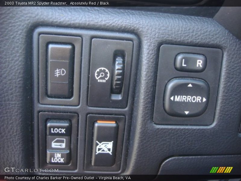 Absolutely Red / Black 2003 Toyota MR2 Spyder Roadster