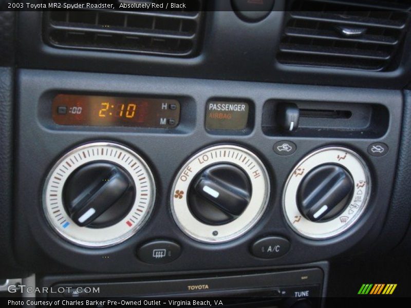 Absolutely Red / Black 2003 Toyota MR2 Spyder Roadster