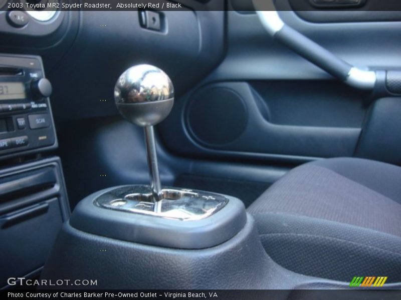 Absolutely Red / Black 2003 Toyota MR2 Spyder Roadster