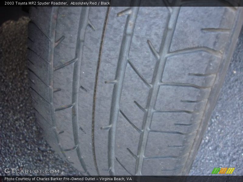 Absolutely Red / Black 2003 Toyota MR2 Spyder Roadster