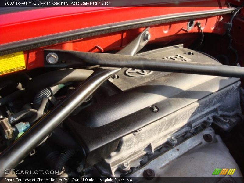 Absolutely Red / Black 2003 Toyota MR2 Spyder Roadster