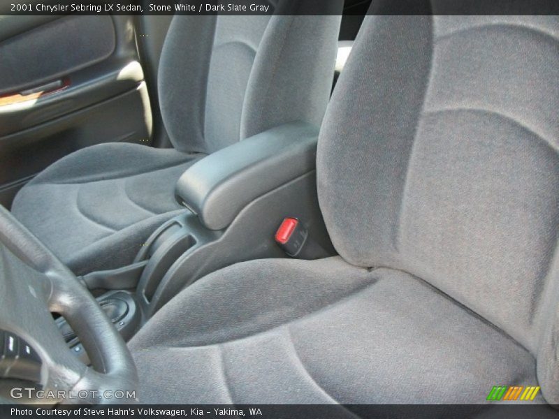 Stone White / Dark Slate Gray 2001 Chrysler Sebring LX Sedan