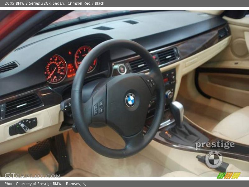 Crimson Red / Black 2009 BMW 3 Series 328xi Sedan