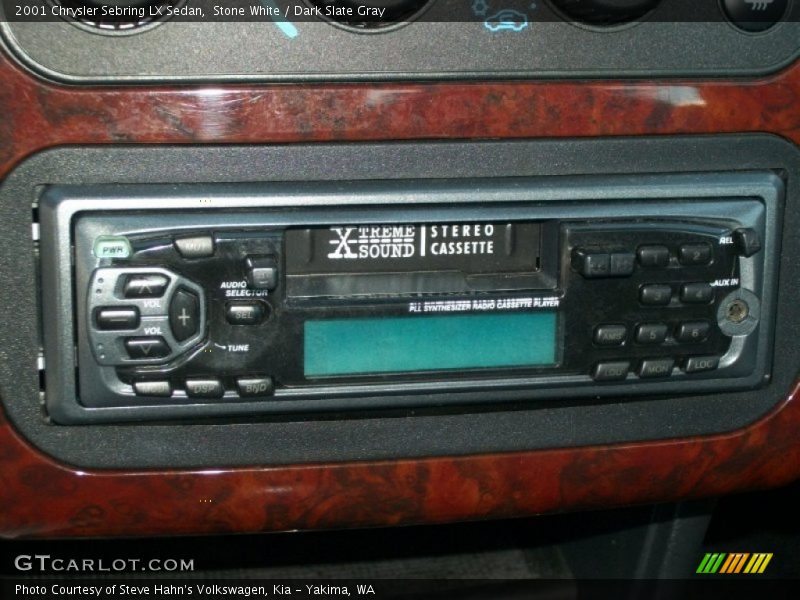 Stone White / Dark Slate Gray 2001 Chrysler Sebring LX Sedan