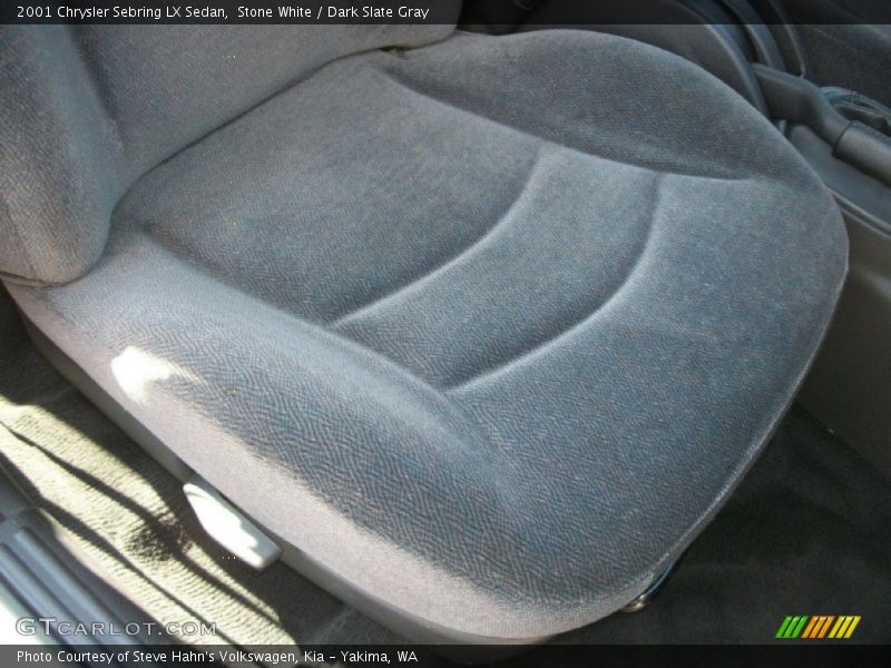 Stone White / Dark Slate Gray 2001 Chrysler Sebring LX Sedan