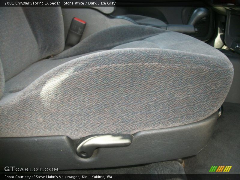 Stone White / Dark Slate Gray 2001 Chrysler Sebring LX Sedan