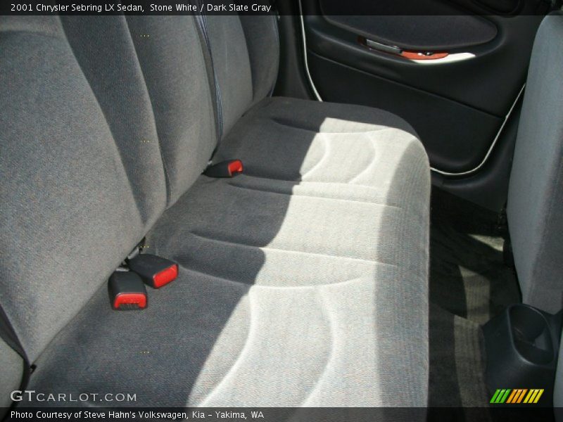 Stone White / Dark Slate Gray 2001 Chrysler Sebring LX Sedan