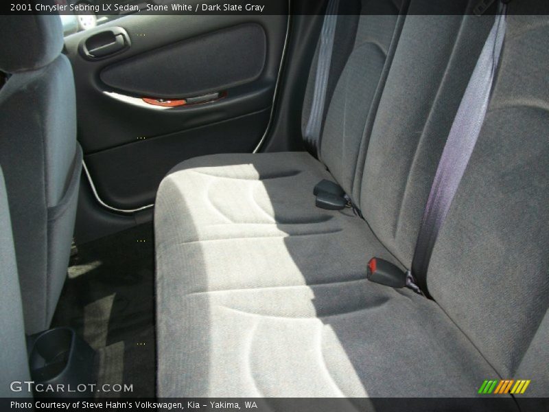 Stone White / Dark Slate Gray 2001 Chrysler Sebring LX Sedan