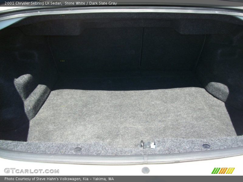 Stone White / Dark Slate Gray 2001 Chrysler Sebring LX Sedan