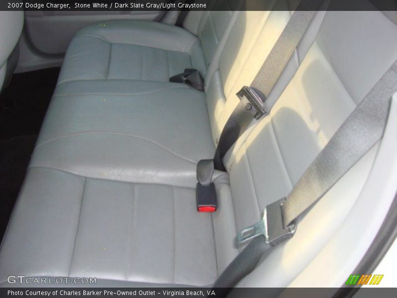 Stone White / Dark Slate Gray/Light Graystone 2007 Dodge Charger