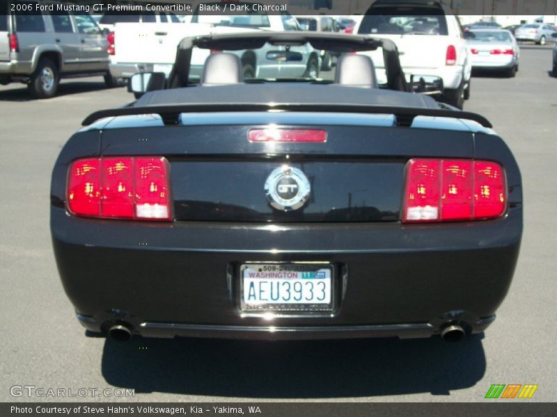Black / Dark Charcoal 2006 Ford Mustang GT Premium Convertible