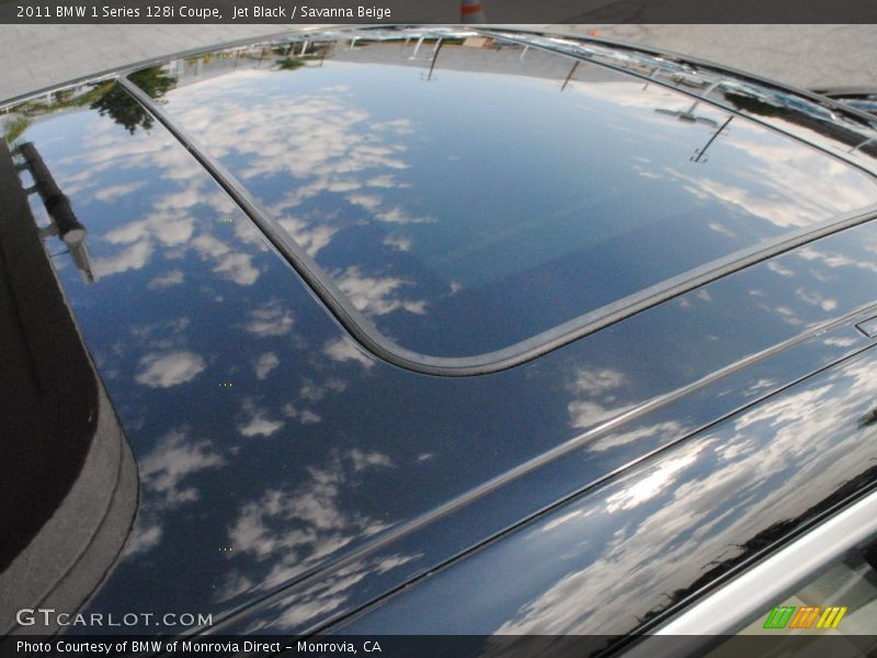 Jet Black / Savanna Beige 2011 BMW 1 Series 128i Coupe