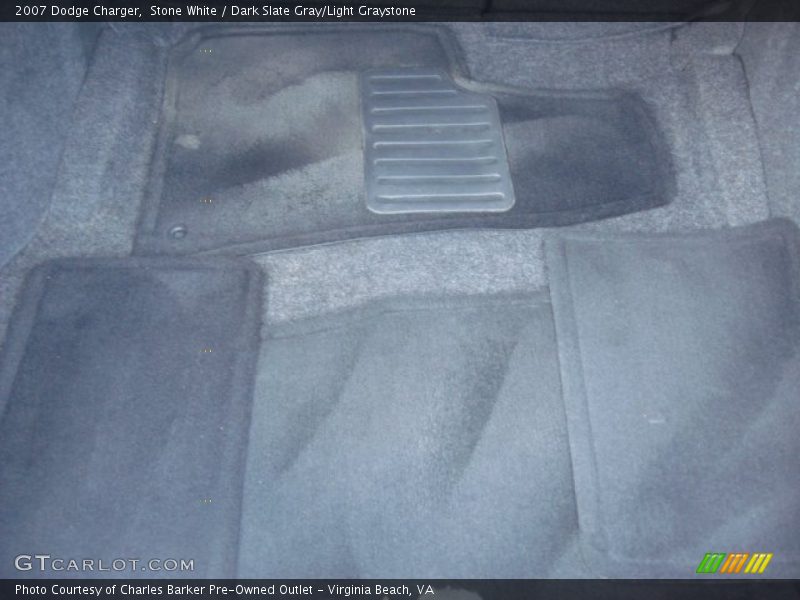 Stone White / Dark Slate Gray/Light Graystone 2007 Dodge Charger