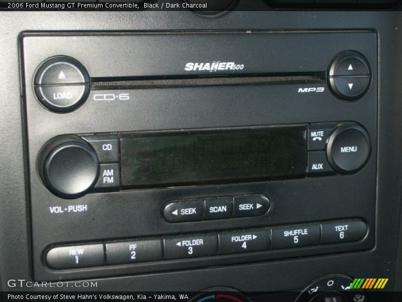 Audio System of 2006 Mustang GT Premium Convertible