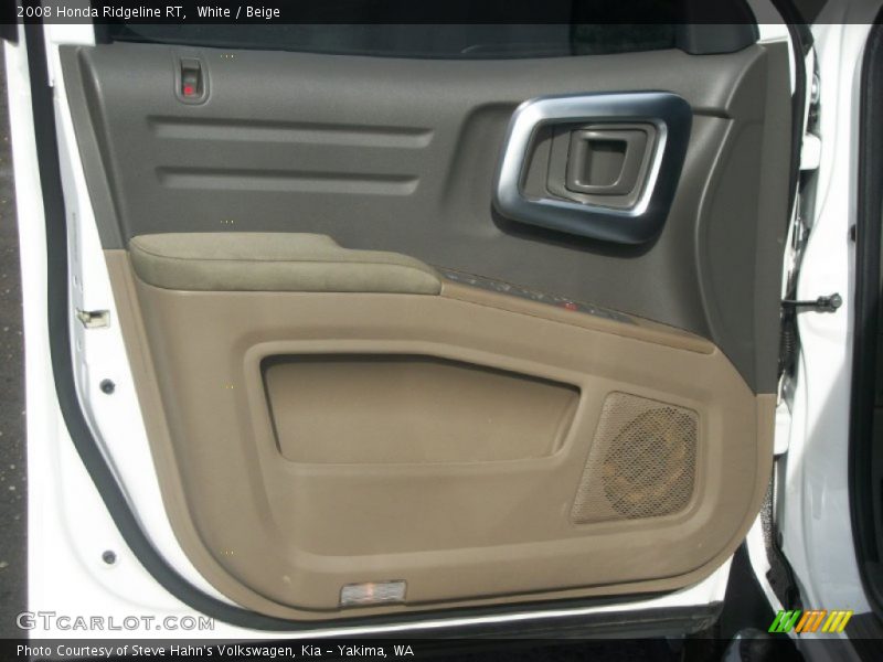 White / Beige 2008 Honda Ridgeline RT