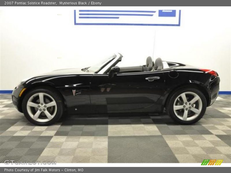 Mysterious Black / Ebony 2007 Pontiac Solstice Roadster
