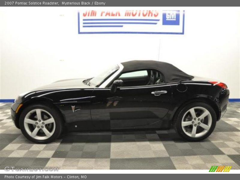Mysterious Black / Ebony 2007 Pontiac Solstice Roadster