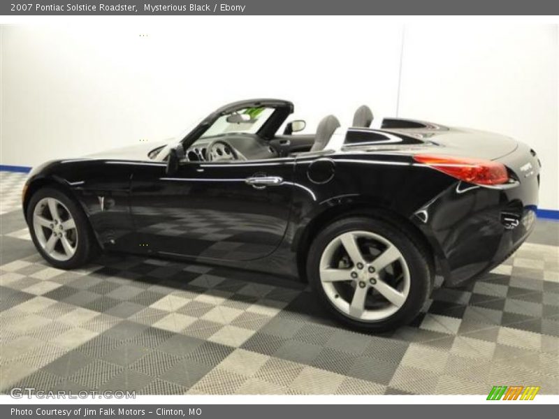 Mysterious Black / Ebony 2007 Pontiac Solstice Roadster