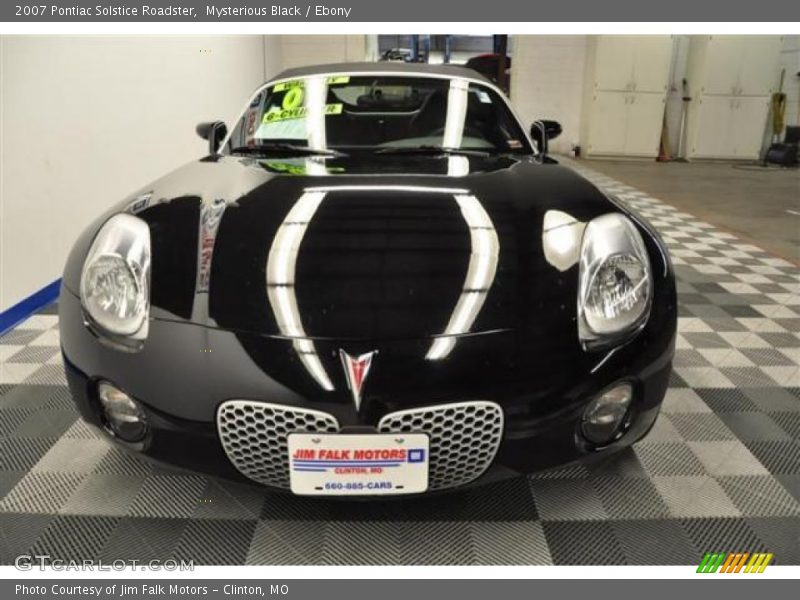 Mysterious Black / Ebony 2007 Pontiac Solstice Roadster