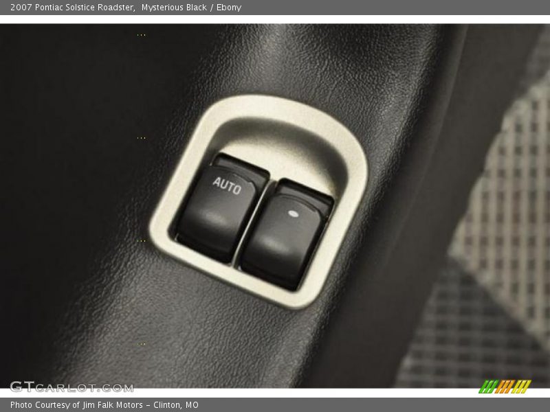 Mysterious Black / Ebony 2007 Pontiac Solstice Roadster