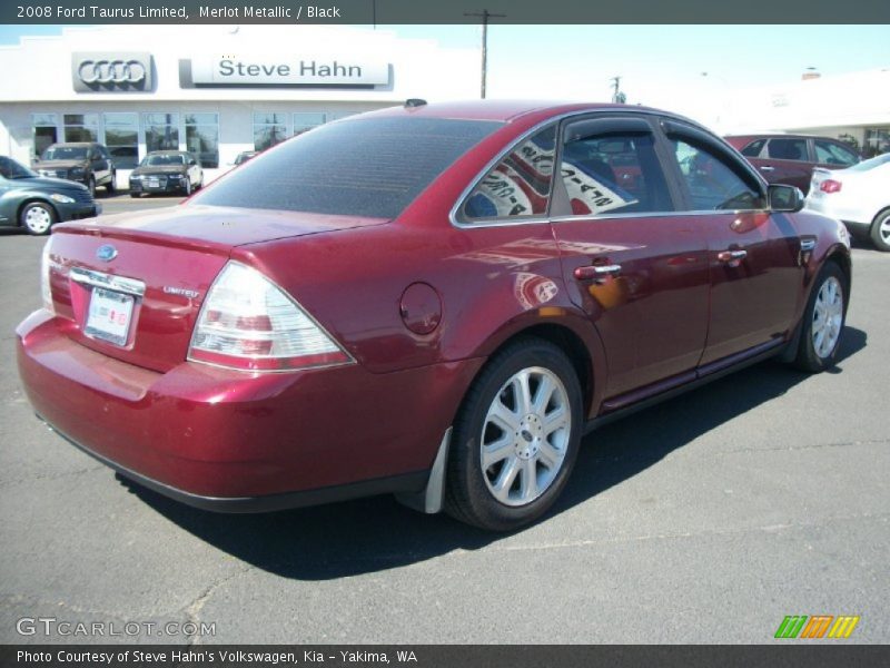 Merlot Metallic / Black 2008 Ford Taurus Limited