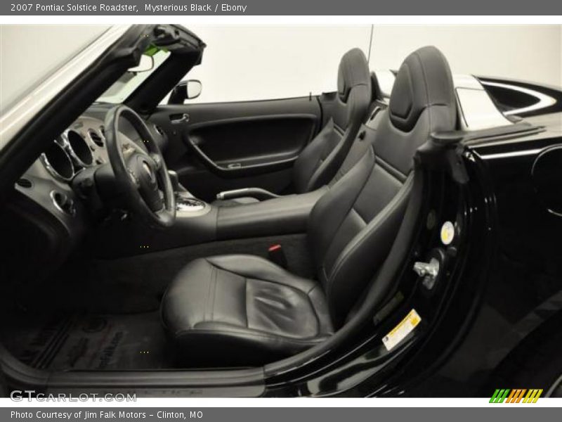 Mysterious Black / Ebony 2007 Pontiac Solstice Roadster