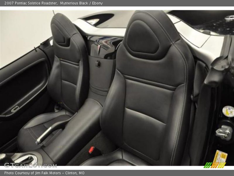 Mysterious Black / Ebony 2007 Pontiac Solstice Roadster