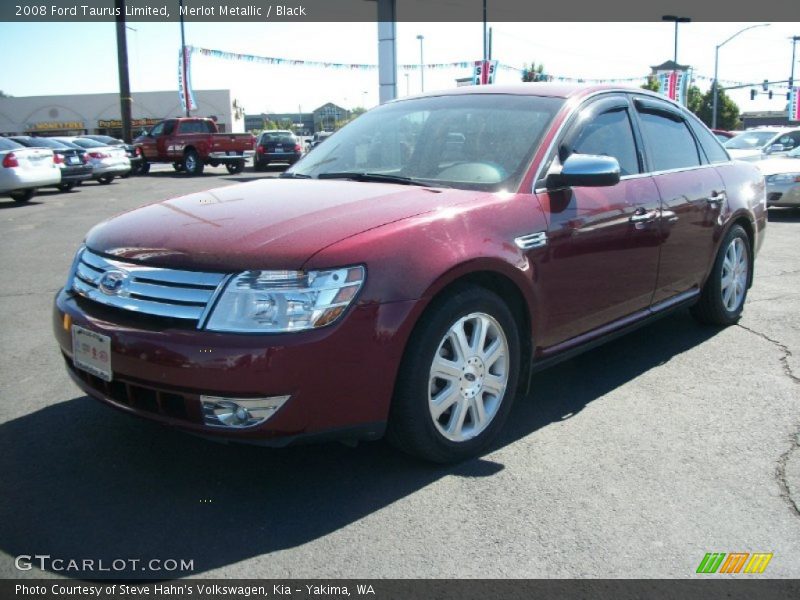 Merlot Metallic / Black 2008 Ford Taurus Limited
