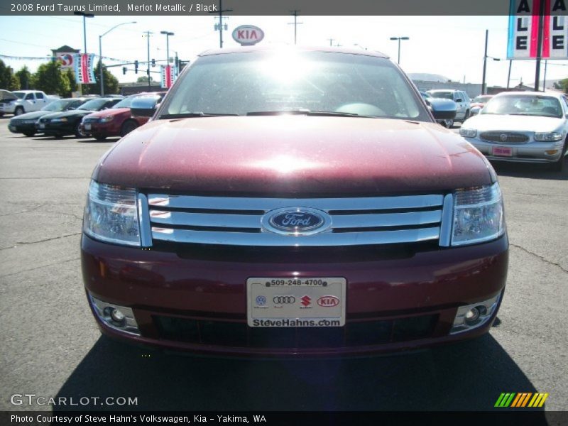 Merlot Metallic / Black 2008 Ford Taurus Limited