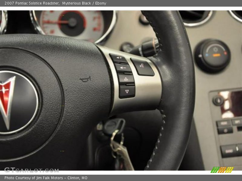 Mysterious Black / Ebony 2007 Pontiac Solstice Roadster