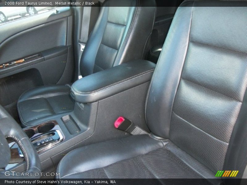 Merlot Metallic / Black 2008 Ford Taurus Limited