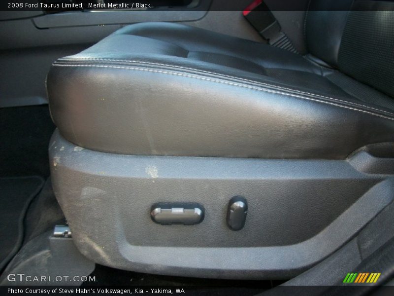 Merlot Metallic / Black 2008 Ford Taurus Limited