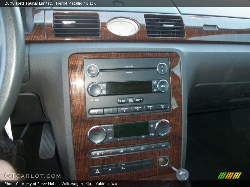 Merlot Metallic / Black 2008 Ford Taurus Limited