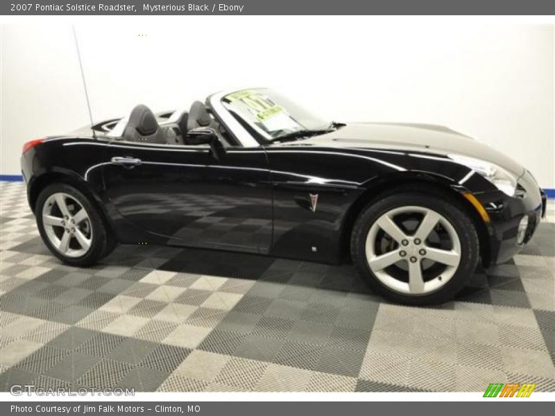 Mysterious Black / Ebony 2007 Pontiac Solstice Roadster