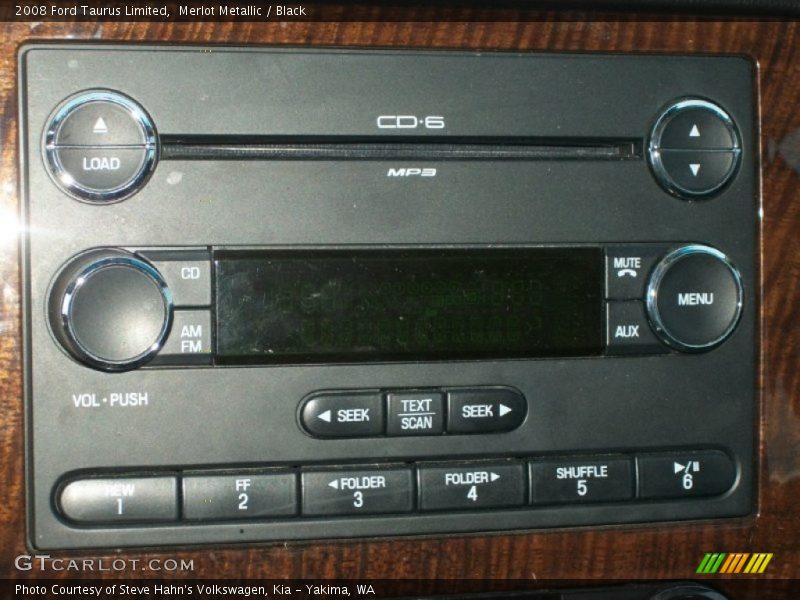 Audio System of 2008 Taurus Limited