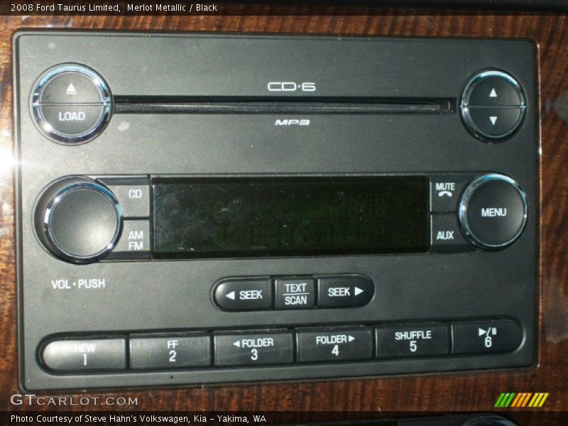 Audio System of 2008 Taurus Limited