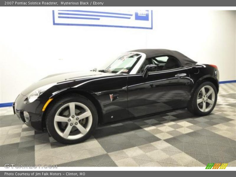 Mysterious Black / Ebony 2007 Pontiac Solstice Roadster