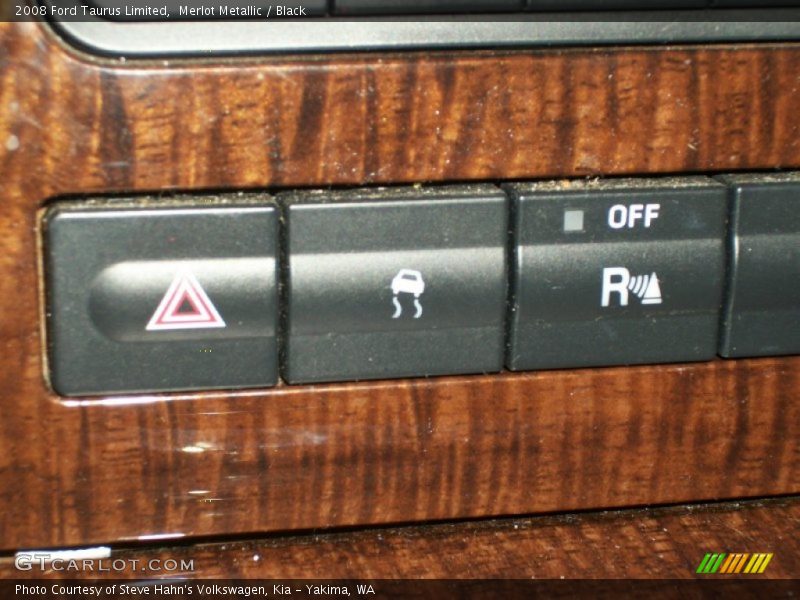 Merlot Metallic / Black 2008 Ford Taurus Limited