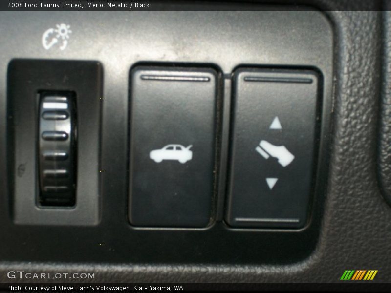 Merlot Metallic / Black 2008 Ford Taurus Limited