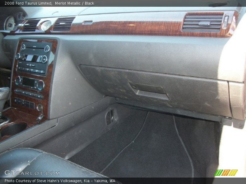 Merlot Metallic / Black 2008 Ford Taurus Limited