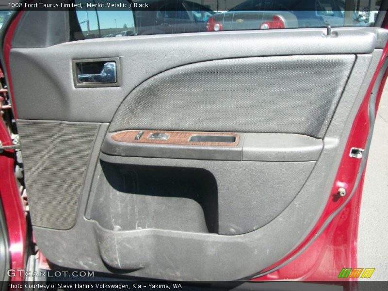 Merlot Metallic / Black 2008 Ford Taurus Limited