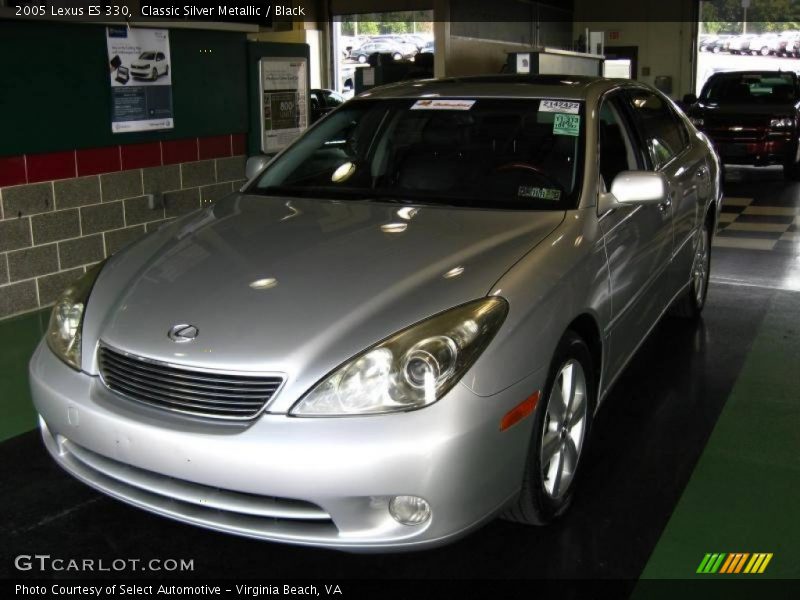 Classic Silver Metallic / Black 2005 Lexus ES 330