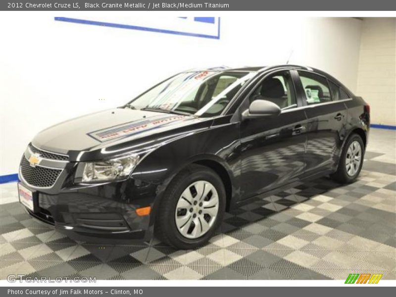 Black Granite Metallic / Jet Black/Medium Titanium 2012 Chevrolet Cruze LS