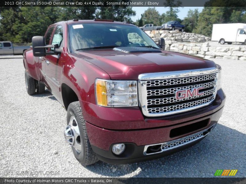 Front 3/4 View of 2013 Sierra 3500HD Denali Crew Cab 4x4 Dually