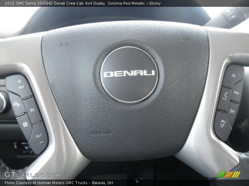 Sonoma Red Metallic / Ebony 2013 GMC Sierra 3500HD Denali Crew Cab 4x4 Dually