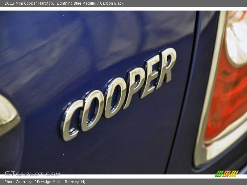 Lightning Blue Metallic / Carbon Black 2013 Mini Cooper Hardtop